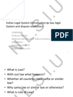 5 India Legal System (Introduction To Law, Legal System and Dispute Resolution)