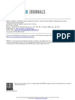 Capital Structure Choices and Financial Market Segmentation under Asymmetric Information