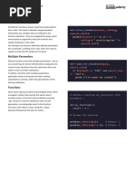 Learn Python 3 - Functions Cheatsheet - Codecademy