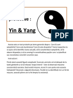 teste proiective yin și yang