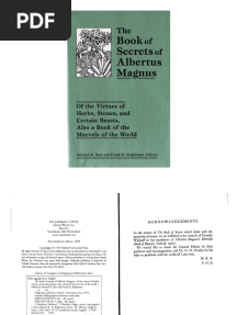 The Book of Secrets of Albertus Magnus