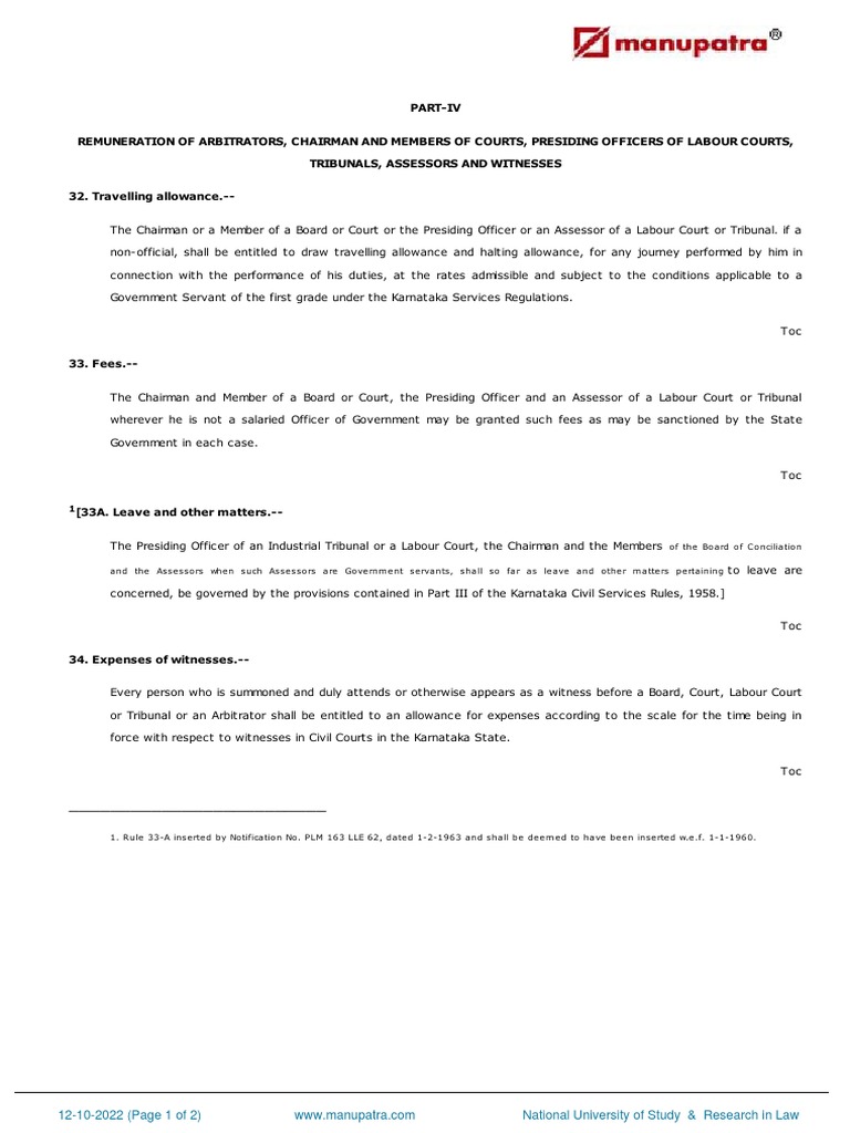 the-industrial-disputes-karnataka-rules-1957-partpartivcom518559-pdf
