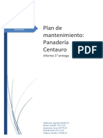 Mantenimiento planta panadería