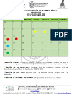Calendario de SupervisiÃ N de Internado 2022