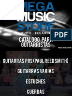 Catalogo para Guitarristas: Precios No Incluyen IVA