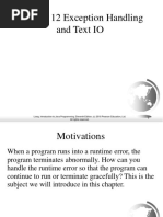12 - Exception Handling and Text IO