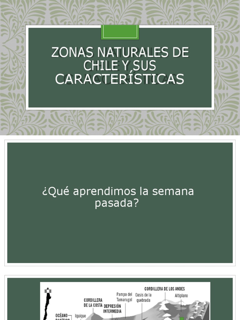 Relieve y características del Norte Chico | PDF | Andes | Geomorfología