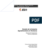 Estudio Agroindustria Alimentaria de Honduras-IICA 2000