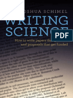 Schimel, Joshua - Writing Science_ How to Write Papers That Get Cited and Proposals That Get Funded-Oxford University Press (2012)