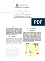 Péndulo simple para medir la gravedad