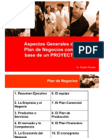 Plan de Negocio - Aspectos Generales