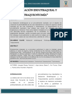 Intubación Endotraqueal y Traqueostomía