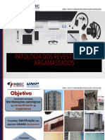 Manifestações Patológicas em Revestimentos de Argamassa