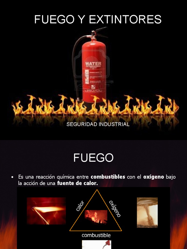 Seguridad y Uso de Extintores en Incendios | PDF | Incendios | Dióxido ...