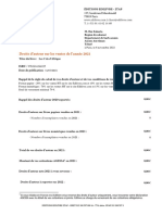 Droits D'auteur Sur Les Ventes de L'année 2021: 1 57 Boulevard Macdonald 750191bris T. (+33) 01 41 62 14 4