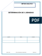 Determinacion de Densidad