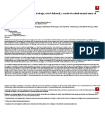 Exigencias Psicológicas en El Trabajo, Estrés Laboral y Estado de Salud Mental Entre El Personal Penitenciario - Dialnet