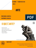 Aula 0 - Artes - 09 - 03 - 2022