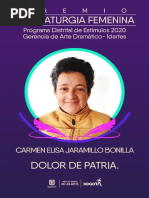 Dolor de Patria - Carmen Elisa Jaramillo