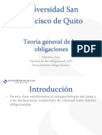 USFQ - Teoría de Las Obligaciones - Clase 7 - Fuentes