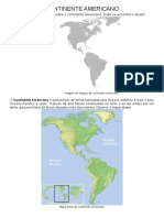 Continente Americano: Relevo, Países e Regionalizações