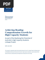 Strategies For Extending High Capacity Students Reading Comprehension