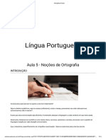 Acentuação e regras ortográficas essenciais