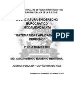 Autoevaluaciã - N Matematicas Aplicadas Al Derechomd Cuauhtemoc