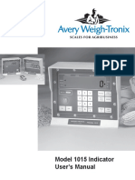 Weightro 1015 Users Manual