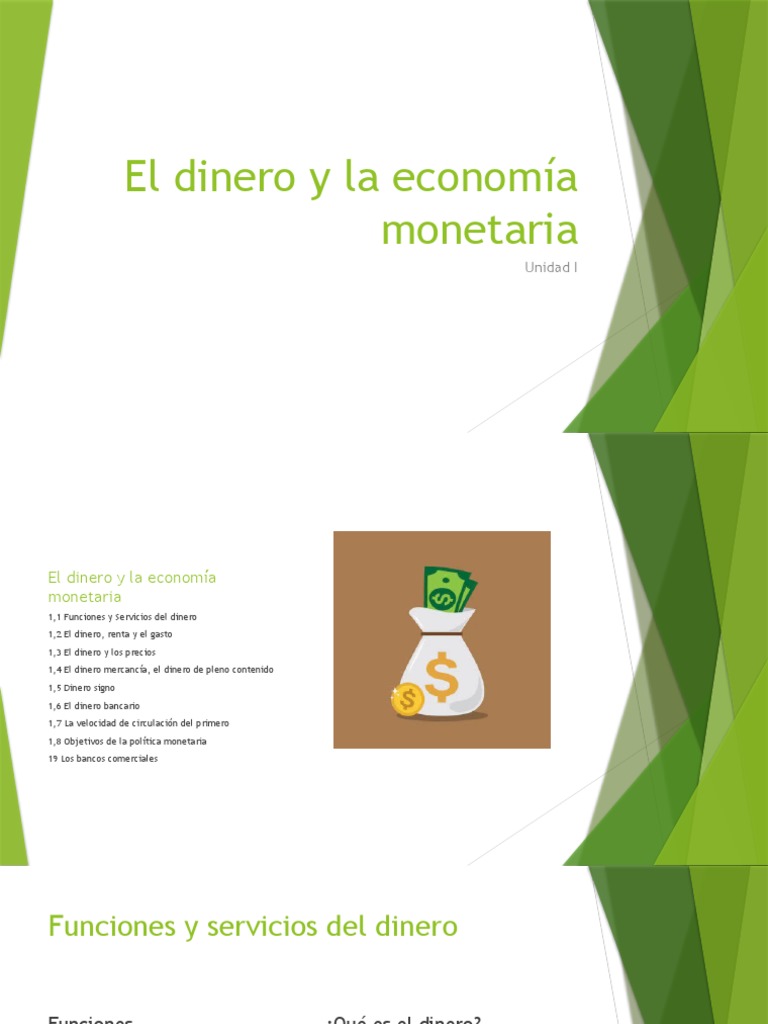 Funciones del Dinero en la Economía | PDF | Dinero | Precios