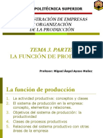 Tema 3. PARTE 2-La Funcion de Produccion 2013