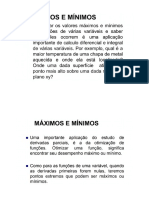 Máximo e Mínimos - Ponto de Sela - Otimização - Diferencial Total - JUNTO