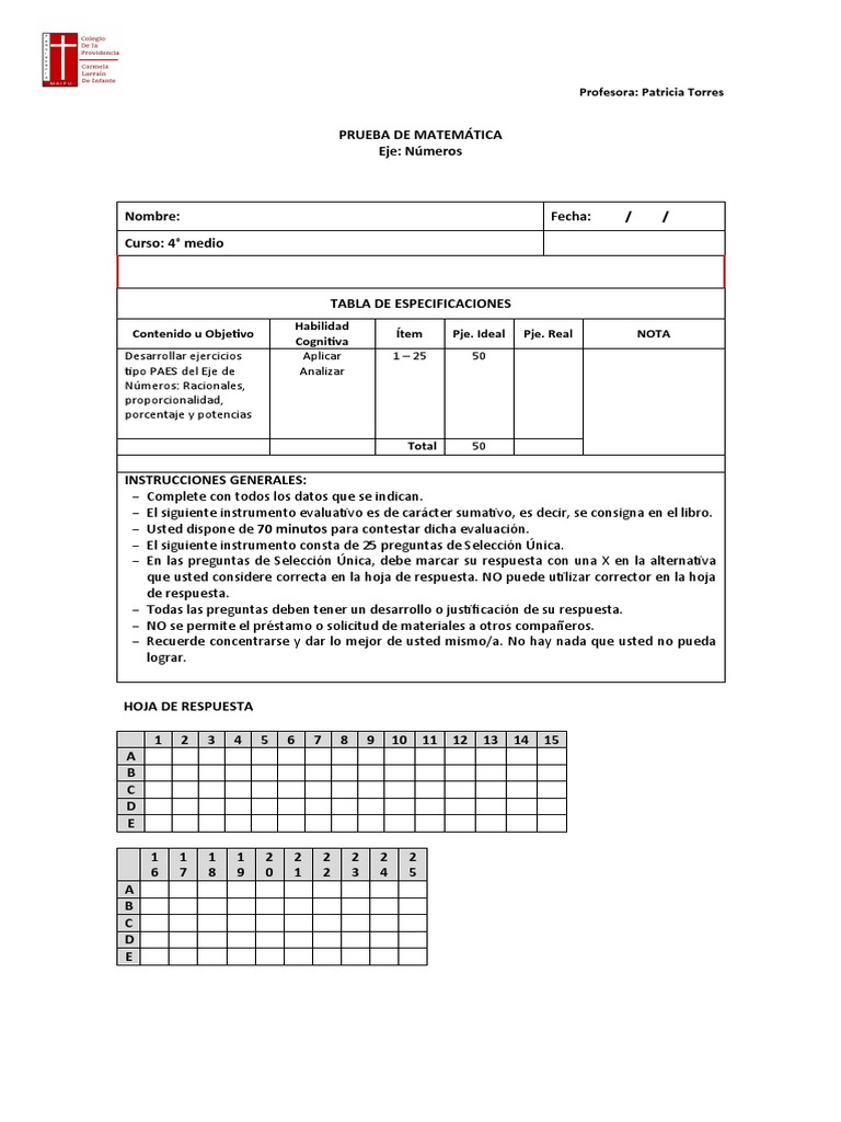 Prueba 1 | PDF