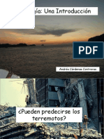 Sismología: Introducción a la predicción y monitoreo de terremotos