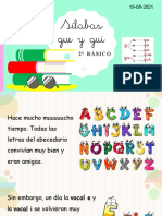 Historia Letra G Gue Gui