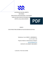 Ocho Pasos para Escribir Un Plan de Negocios Exitoso PDF