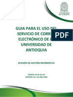 Terminos Correo Ude A