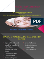 CAPACITACION - PPTX TECNOLOGIA DEL EQUIPO Y MATERIAL DE FACIAL