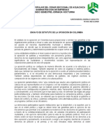 Parcial-Ensayo de Estatuto de La Oposición en Colombia