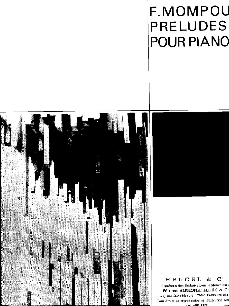 Mompou Preludes | PDF