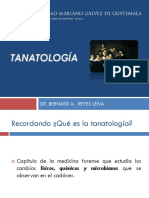 Clase Tanatologia