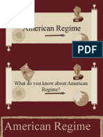 American Regime Group 1 1 1