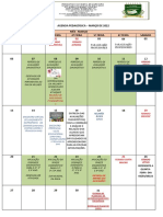 Agenda Pedagógica - Março