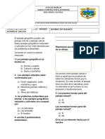 Evaluación Ciencias Sociales - Grado 1°-Periodo 2