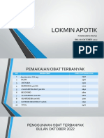 LOKMIN APOTIK Oktober 2022