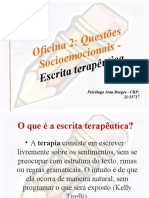 Oficina 2 - JAP QUESTÕES SOCIOEMOCIONAIS - ESCRITA TERAPÊUTICA