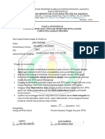 Pakta Integritas Pts SMT Ganjil Tp. 2022-2023