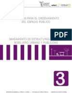 Criterios para El Ordenamiento Del Espacio Público: Saneamiento de Estructuras Menores, Mobiliario Urbano Y Publicidad