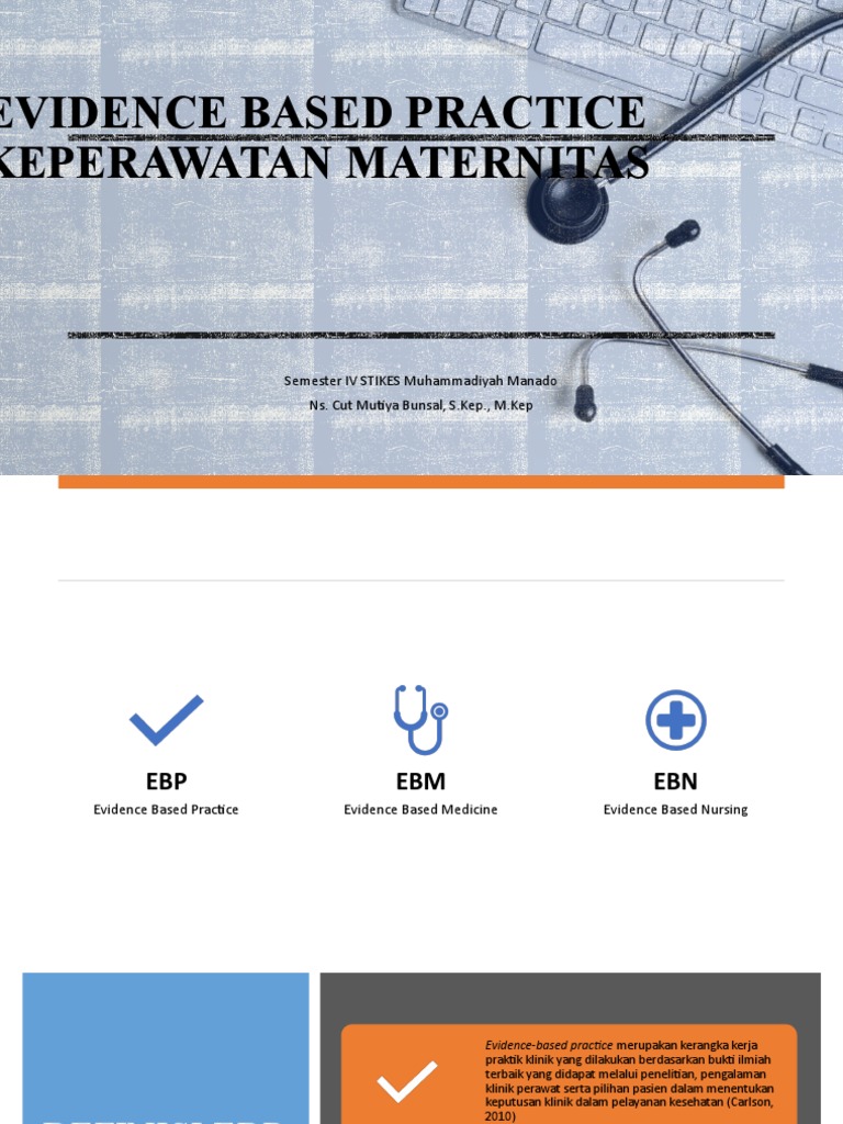 Evidence Based Practice Keperawatan Maternitas | PDF | Sains & Matematika
