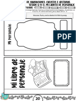 Instrucciones: Recorta y Arma Los Elementos de Tu Librito de Personaje